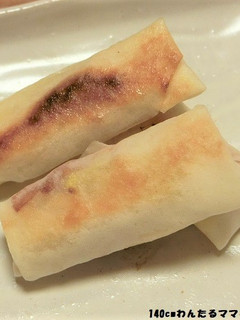 ノンフライで簡単★ちくわと白菜の春巻き-レシピのメイン写真
