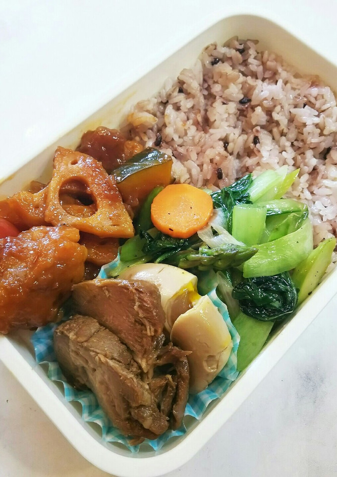 お弁当(12/4)煮豚と煮玉子-レシピのメイン写真
