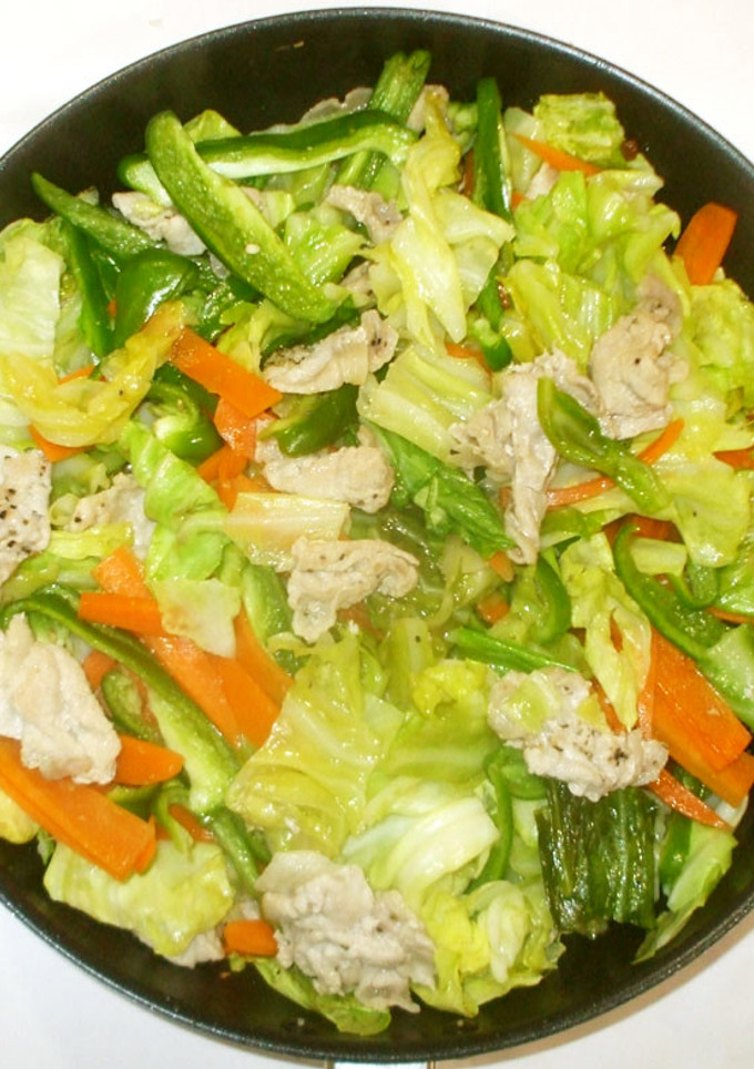 豚肉キャベツの炒め煮♪簡単-レシピのメイン写真