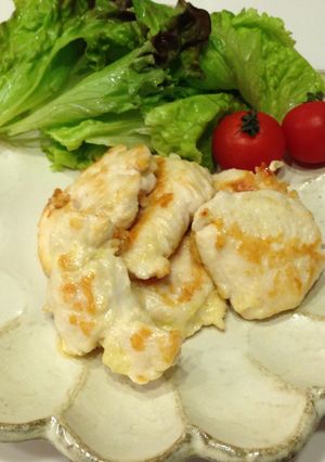 簡単♡鶏ムネ肉のマヨチーズ焼き-レシピのメイン写真