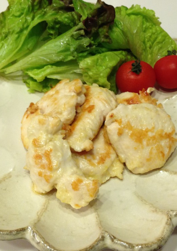 簡単♡鶏ムネ肉のマヨチーズ焼き-レシピのメイン写真