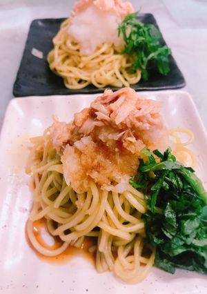 麺つゆをかけて！ツナおろし焼きそば-レシピのメイン写真