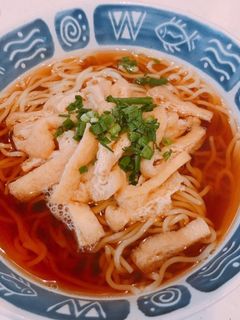 焼きそばの蒸し麺で、きつねそば?うどん?-レシピのメイン写真