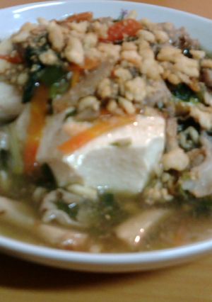 絹豆腐の野菜あんかけ♪-レシピのメイン写真