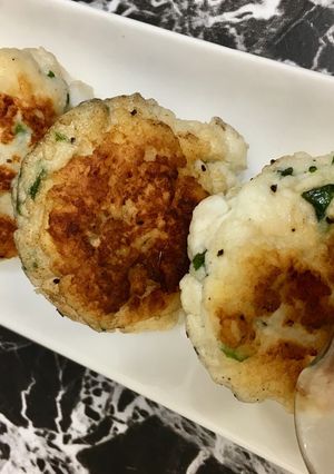 チーズ入☆大葉のはんぺんハンバーグ-レシピのメイン写真