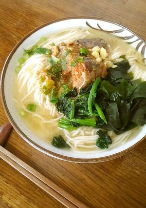 サバ味噌そうめん-レシピのメイン写真
