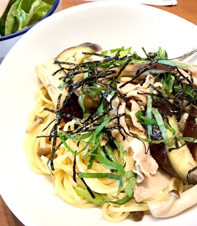 にんにく香る！ナスと豚バラの和風パスタ-レシピのメイン写真