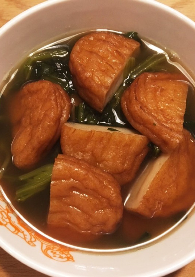 5分で出来るほうれん草とさつま揚げの煮物-レシピのメイン写真