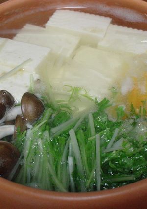 我が家の湯豆腐-レシピのメイン写真