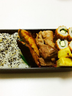 62、サイコロステーキと鰤の照り焼き弁当-レシピのメイン写真