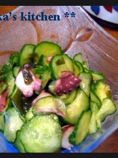 ☆たこの酢物☆ さっぱり風味-レシピのメイン写真