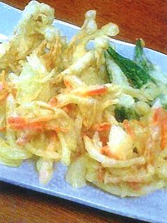 【使いきり】野菜の皮のかき揚げ-レシピのメイン写真