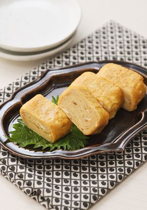 サッポロ一番みそ味の玉子焼き-レシピのメイン写真