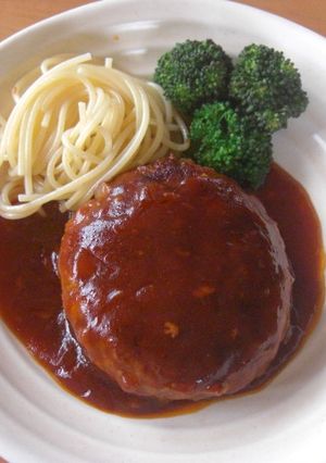 絶品！子どもが大好きな煮込みハンバーグ♪-レシピのメイン写真