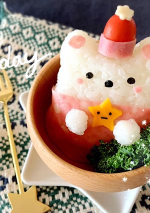 すみっコぐらしデコ★キャラ弁★しろくま-レシピのメイン写真