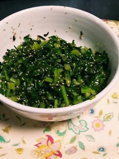 レンジで❕カブの葉✨と塩昆布の和えもの☺-レシピのメイン写真