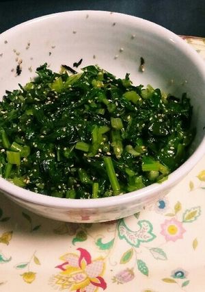 レンジで❕カブの葉✨と塩昆布の和えもの☺-レシピのメイン写真