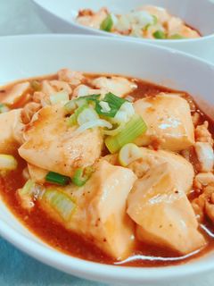 合わせ調味料で簡単!鶏ミンチの麻婆豆腐-レシピのメイン写真