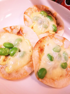 ❀餃子の皮ピザ(枝豆チーズ)❀-レシピのメイン写真