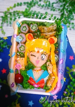 『セーラームーン』弁当♡キャラ弁-レシピのメイン写真