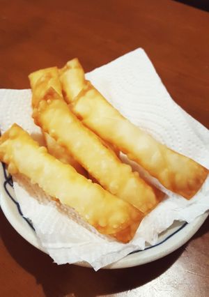 おつまみにも！さけるチーズ餃子の皮巻き！-レシピのメイン写真