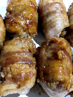 余った炊き込みご飯を肉巻きに!-レシピのメイン写真