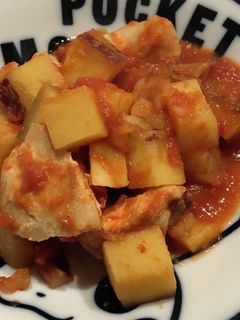 鶏肉のトマト煮込み-レシピのメイン写真