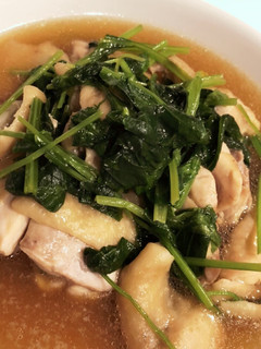 鶏と小松菜のめんつゆ煮-レシピのメイン写真