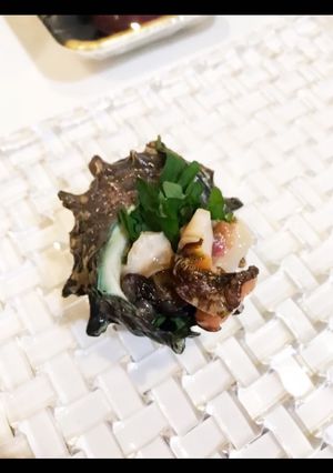 簡単＊時短！おうち割烹＊サザエのお刺身-レシピのメイン写真