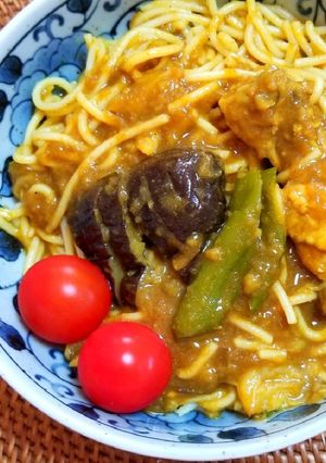 スープカレーパスタ-レシピのメイン写真