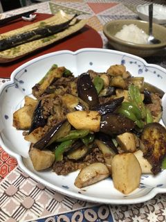 なすと里芋の味噌炒め-レシピのメイン写真