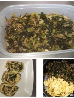 【作りおき】大根の葉と豚肉の甘辛炒め-レシピのメイン写真