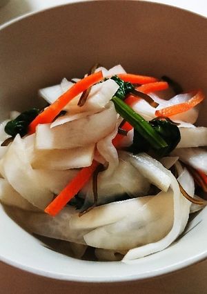 漬物？サラダ？かぶの塩昆布甘酢合え-レシピのメイン写真