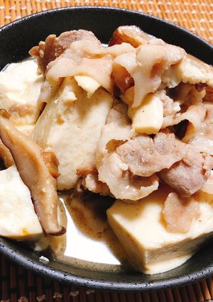 生姜肉豆腐-レシピのメイン写真