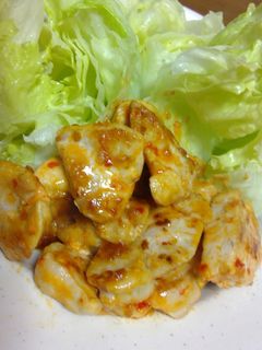 鶏むね肉の豆板醤マヨ炒め-レシピのメイン写真