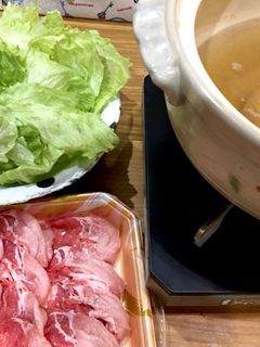 ☆材料は2つ☆レタスと豚肉のしゃぶしゃぶ-レシピのメイン写真