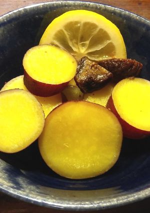 さつまいもと干しいちじくのレモン煮-レシピのメイン写真