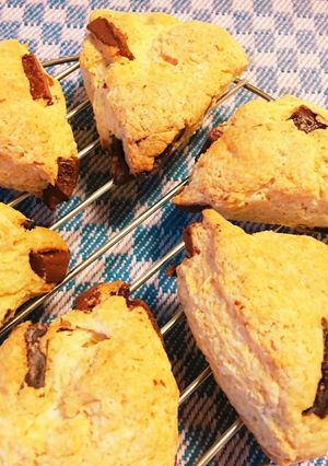 HMで!スタバ風チョコチャンクスコーン-レシピのメイン写真