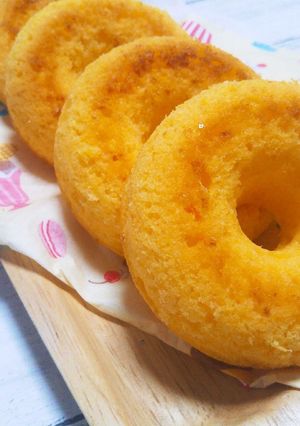 子供と作る☆人参の焼きドーナツ-レシピのメイン写真