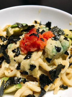 アボガドとたらこのクリーミーうどん-レシピのメイン写真