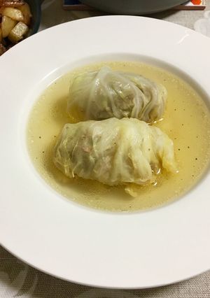 ストウブで本格ロールキャベツ-レシピのメイン写真
