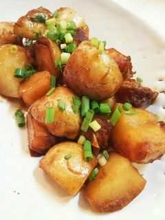 レンジでじゃが芋の煮っころがしバター醤油-レシピのメイン写真