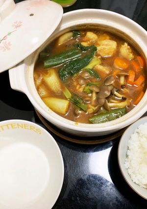 冬の季節に☆たっぷり野菜のカレー鍋☆-レシピのメイン写真