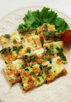 ニラ入り玉子焼き-レシピのメイン写真