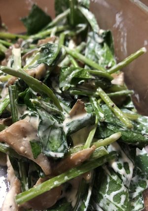 きのこのガーリックマヨホットサラダ-レシピのメイン写真
