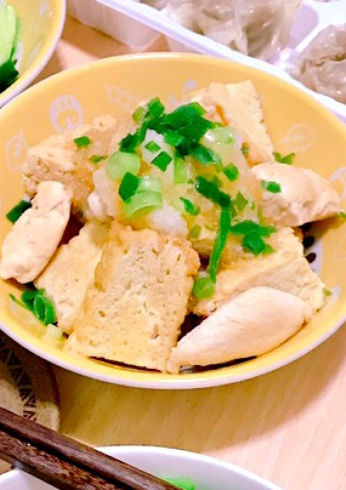 ささみと厚揚げのおろしポン酢-レシピのメイン写真