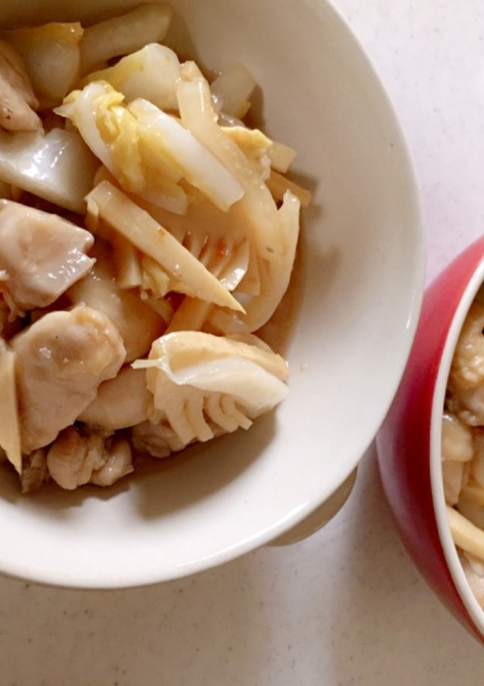鶏モモ肉と白菜の中華風炒め-レシピのメイン写真