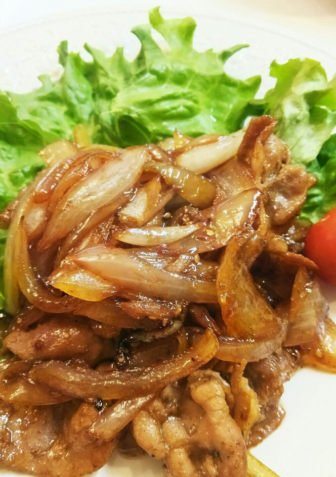 豚肉と玉葱の甘辛炒め-レシピのメイン写真