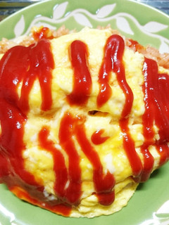 Wエッグでオムライス(^ー^)-レシピのメイン写真
