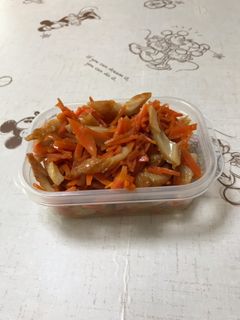 ちくわとにんじんの炒め煮-レシピのメイン写真